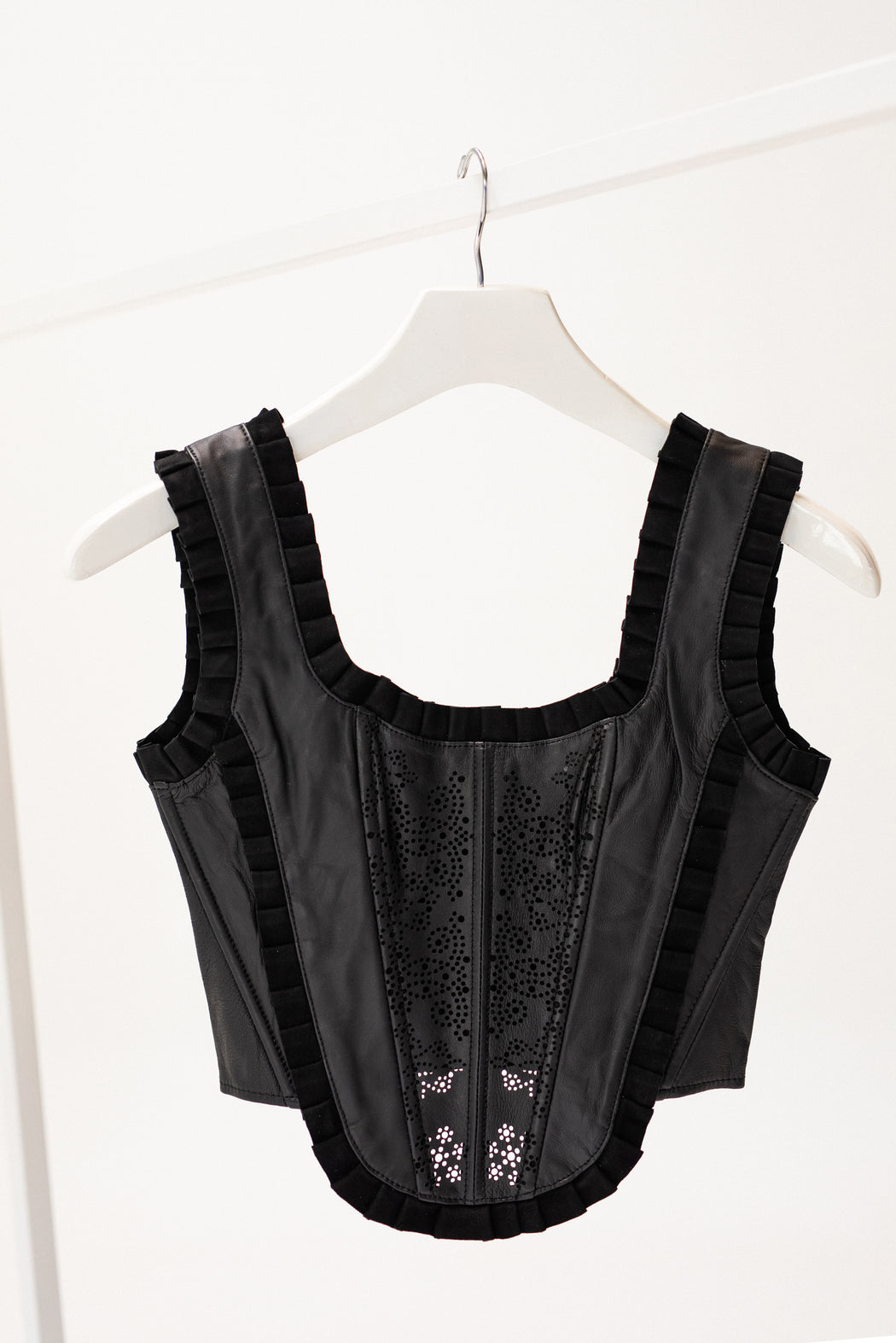 ROXANNE CORSET TOP — Understated Leather