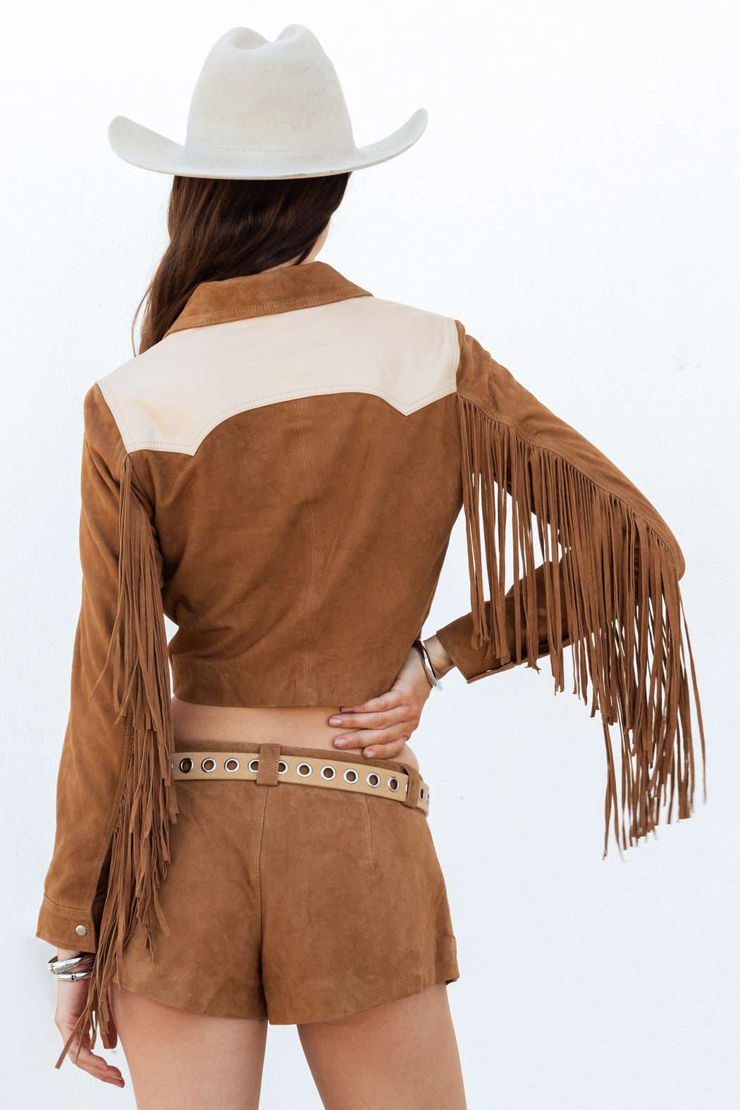 COMBO FRINGE JACKET