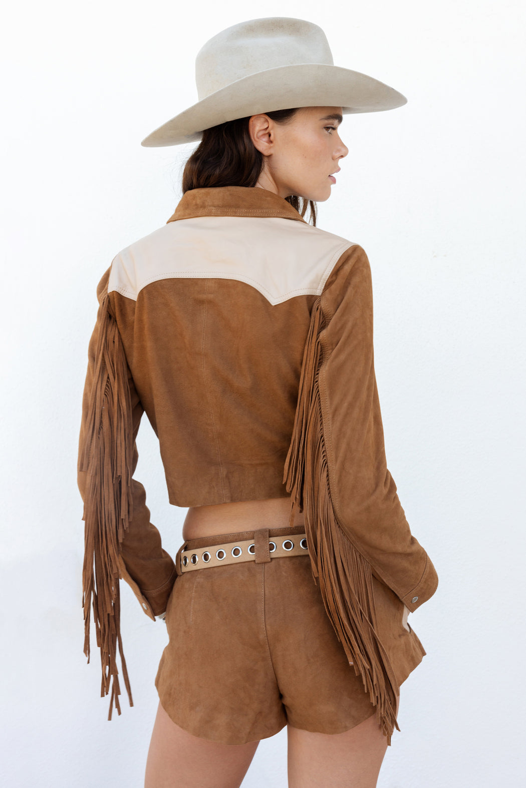 COMBO FRINGE JACKET