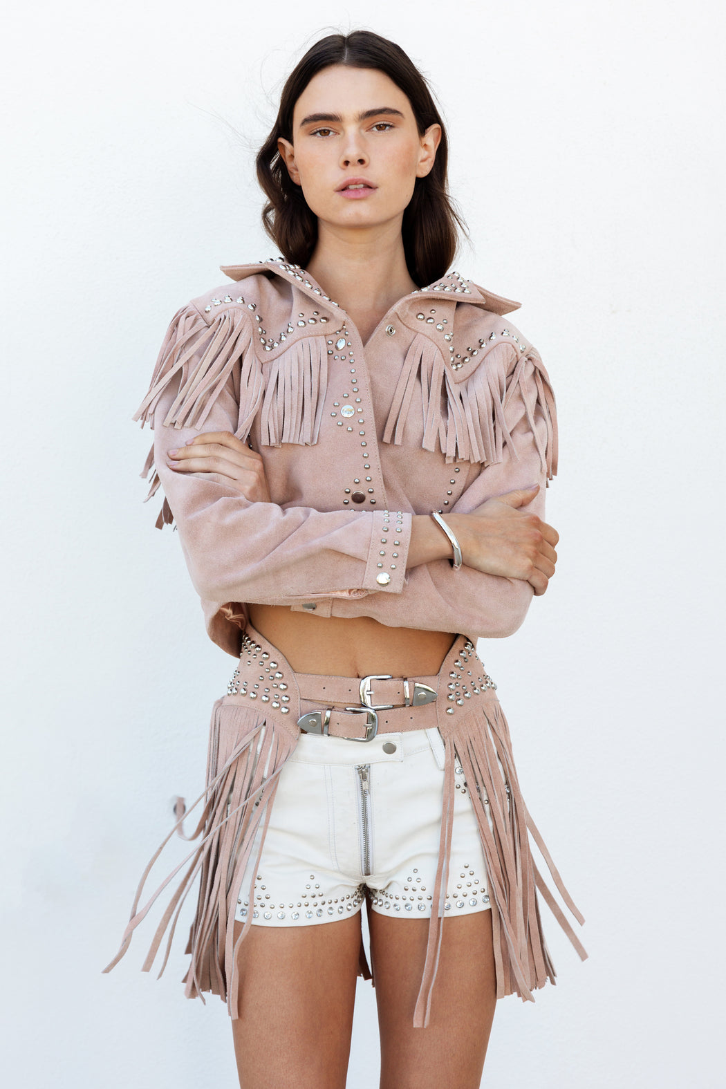 DAZED FRINGE CHAPSKIRT™