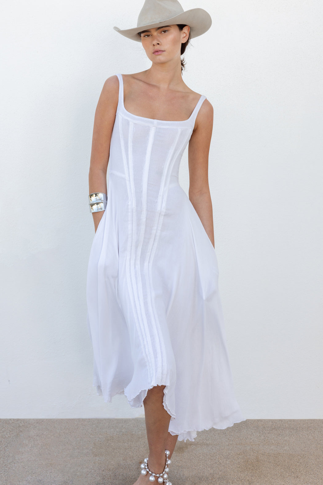 HONEYMOON DRESS WHITE