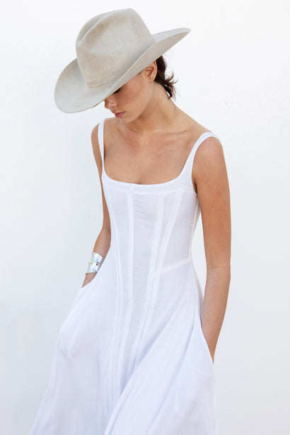 HONEYMOON DRESS WHITE