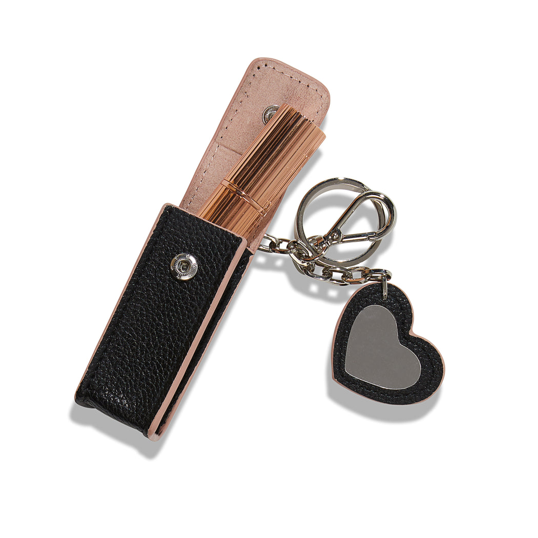 USA Seller - 3 Luxury Lipstick holder keychain bag pendant
